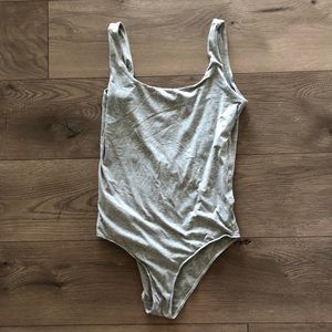 Everlane. The Bodysuit. Gray